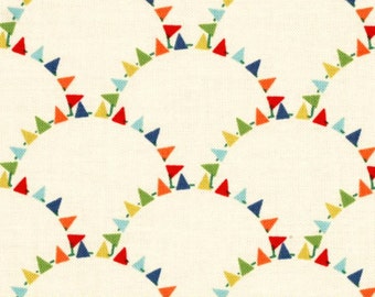 Mini Mikes Bunting Scallop Fabric - Retro - 1/2 Yard - Michael Miller Fabrics