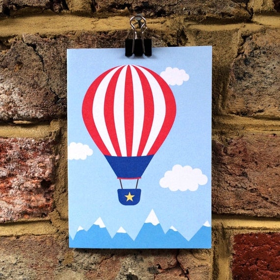 Balloon Greetings Card Printable