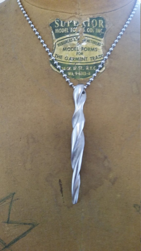 Items similar to Drill bit pendant on Etsy