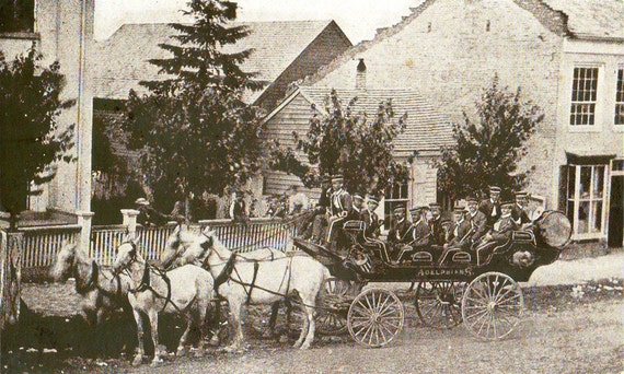 Vintage Postcard ~ Original Old Band made famous by James Whitcomb Riley The Hoosier Poet Greenfield Indiana ~ Indiana History ~ sepia