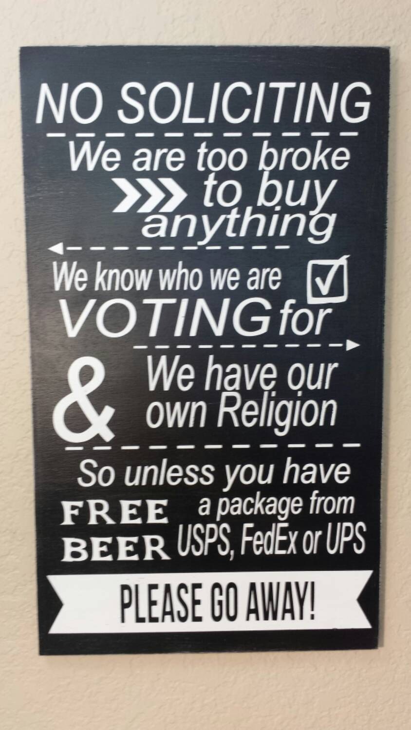 no soliciting sign no solicitation wood sign funny no
