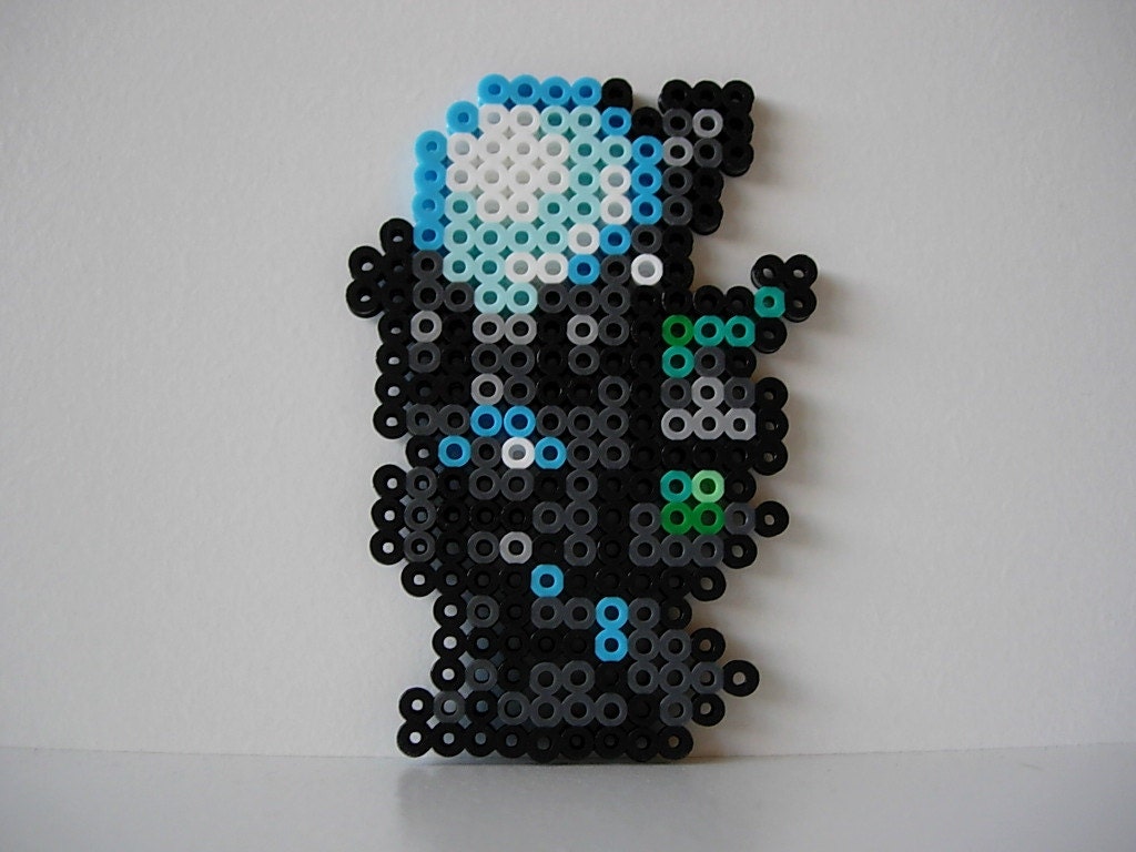 Perler Bead Terraria Vortex Armor by TheHappyHamster on Etsy