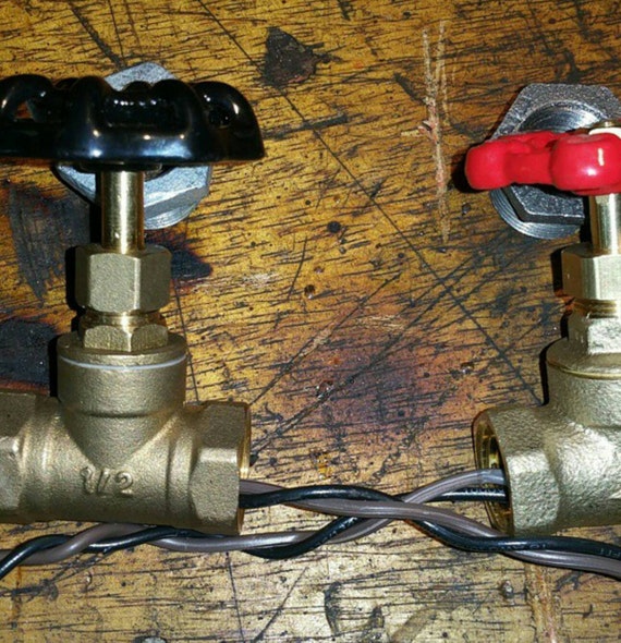 Industrial Steampunk Valve Light Switch by NYCPipeCreations