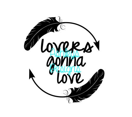 Download Lovers Gonna Love Feather Circle SVG File by TheSVGcorner ...