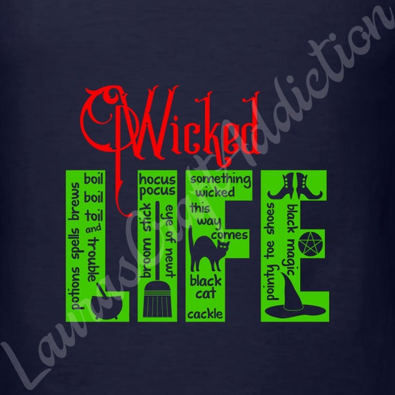 Download Witch LIFE Halloween svg Wicked LIFE Cut file Witch svg