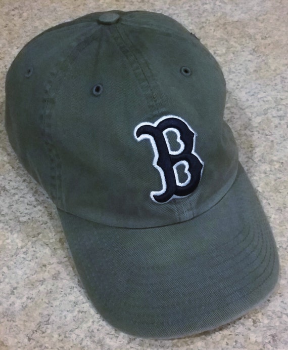 Boston Red Sox Khaki Baseball Cap from MLB by VintageSportsware