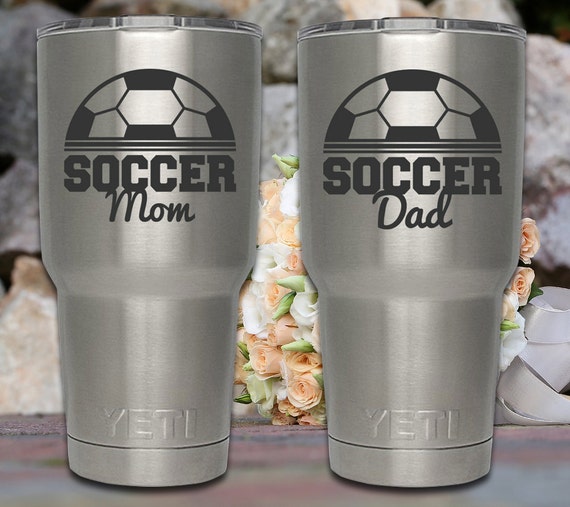 Engraved YETI Tumbler Soccer Mom Yeti Personalized by ntxlaser