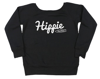 Girls Hippie Surf Shack Off The Shoulder Sweatshirt