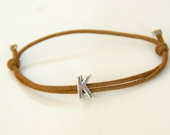 Men's Initial bracelet-Initial bracelet for men-Personalized bracelet for men-Bracelet with initial-Customised bracelet-Letter bracelet
