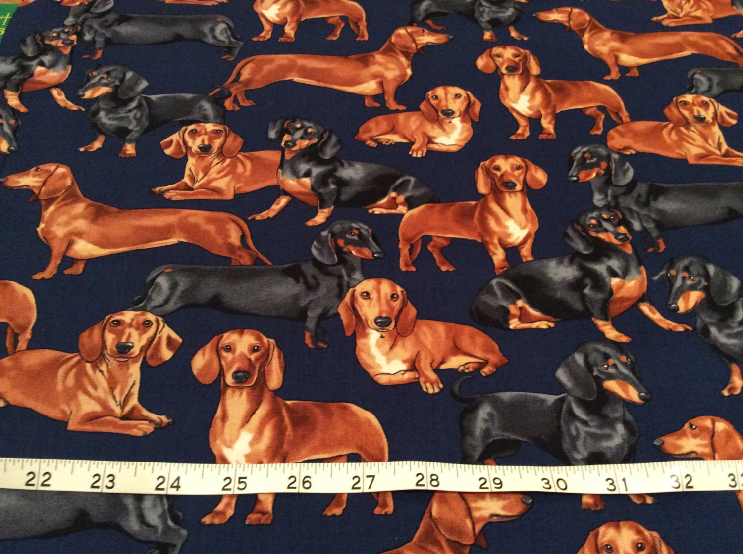 Timeless Treasure Dachshund Dashound Weiner Dog Fabric by