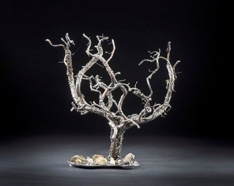 metal tree sculpture, sculpture, arbre en métal, sculpture de métal, arbre "Até / Ate"