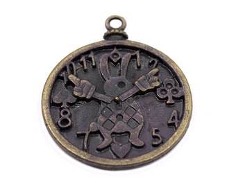 1 Bronze Pocket Watch Charms | Bronze Pocket Watch Pendant, Pocket Watch, Bronze Watch Charms, Bronze Watch Pendant, Pocket Watch Jewelry