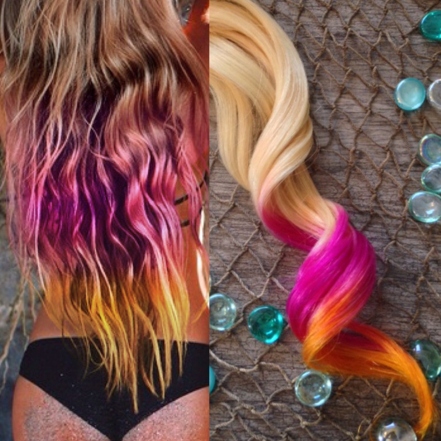 Dip Dye Hair Extensions Ombre Hair Extensions Hair