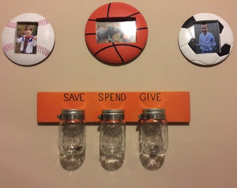 Children's Allowance Chore Money Organizer Display