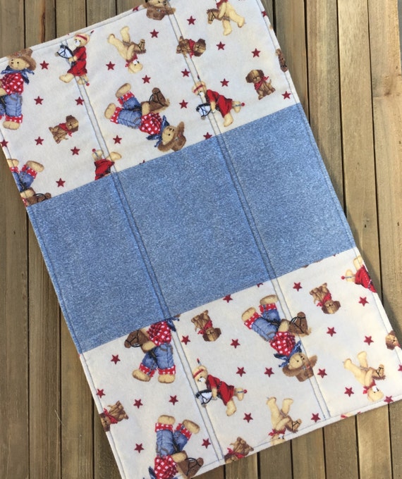 Boy Flannel Burp Rag / Baby Burping / Flannel Burp Cloth