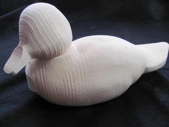 Basswood duck roughoutbufflehead duck roughoutwooden duck