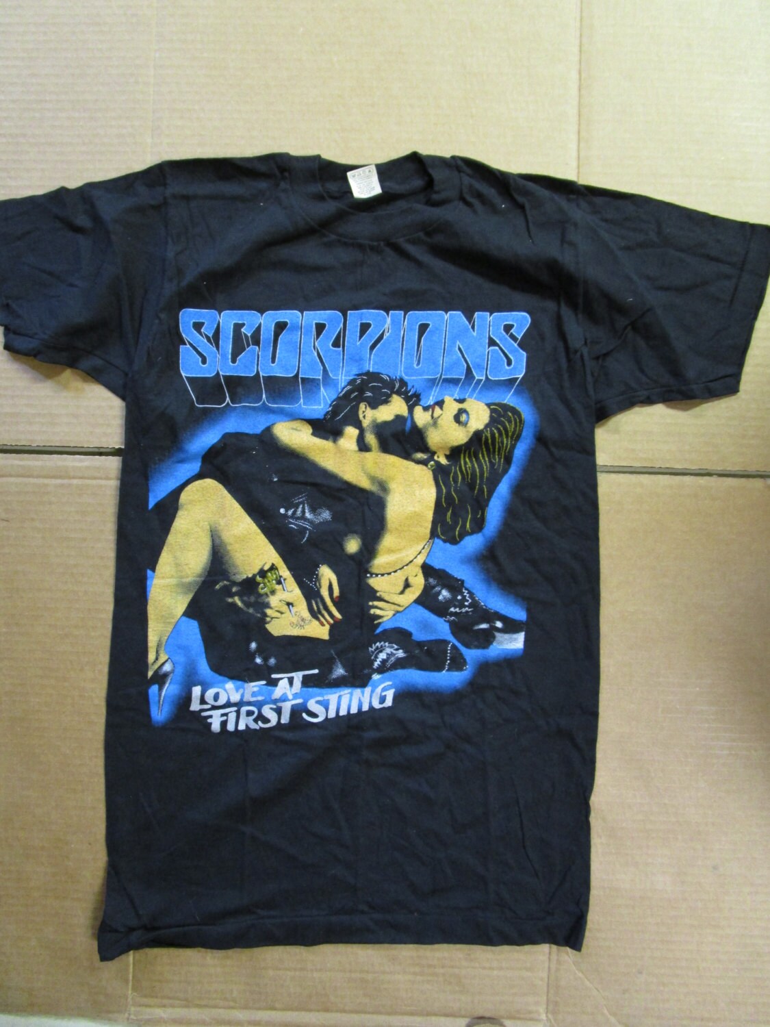 Vintage Scorpions US Tour Shirt 1984 Love at First Sting Rare
