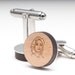 Hillary Clinton Wood Cufflinks Gift For Him, Wedding Gifts, Groomsman Gifts, and Personalized
