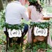 Mr and Mrs Chair Sign Printable Wedding Chair Sign DIY