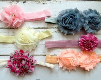 Baby Headbands Set - Newborn Headband Set- Baby Girl Headbands Set - Baby Bows - Infant Headbands Set - Baby Headband - Baby Shower Gift