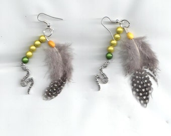 Snake earrings