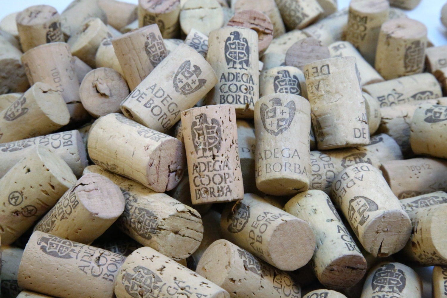 250 Small Used Wine Corks Premium Real Corks from Europe