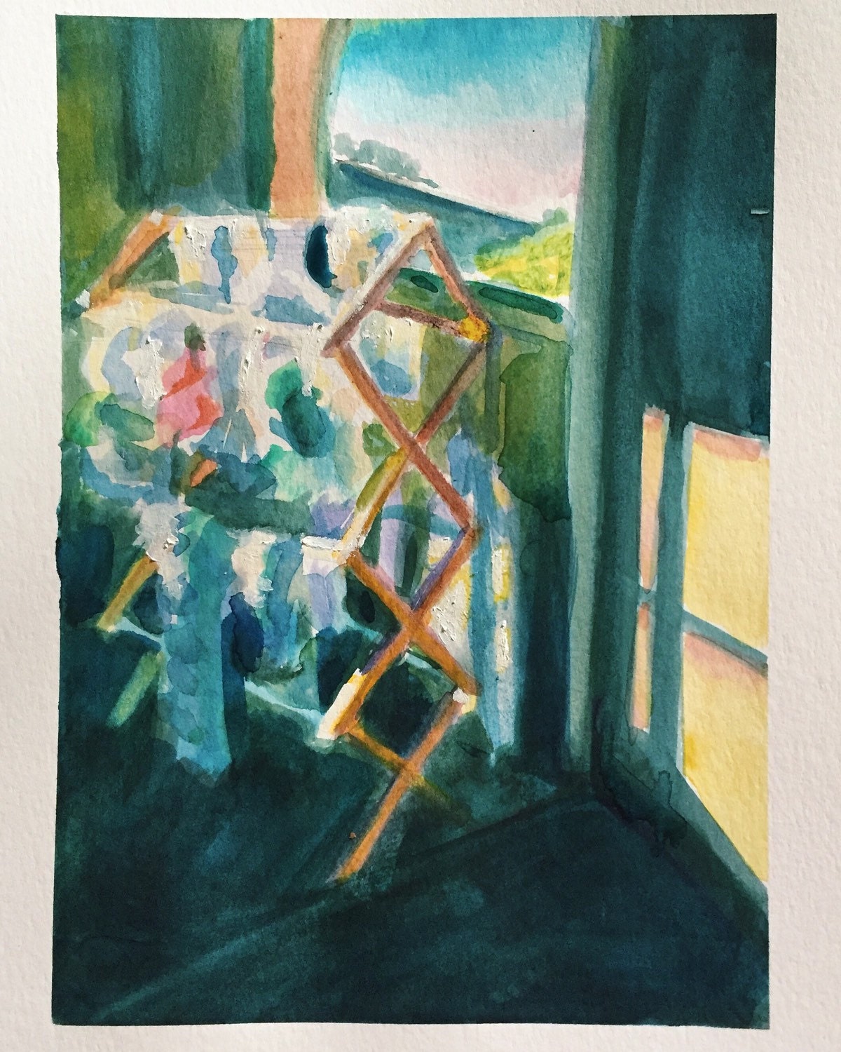 Cloth Diapers Drying by NotSorryArt on Etsy