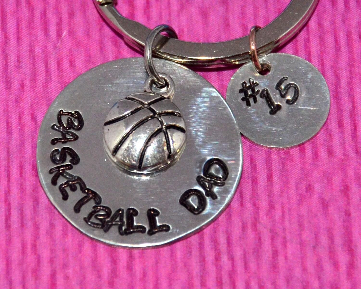 Basketball Dad Basketball Gifts Basketball Dad Keychain