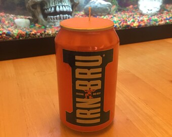 Irn Bru Candle