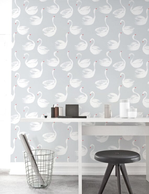 Removable Wallpaper Adhesive | removable wallpaper self adhesive wallpaper swan pattern Removable Wallpaper Adhesive | removable wallpaper self adhesive wallpaper swan pattern