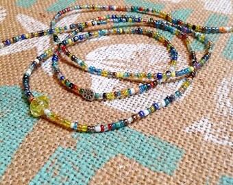 Rainbow Sunburst Contigo By Yenny Waist Beads