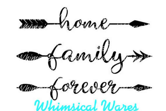 Download Word arrows home family forever digital by ...