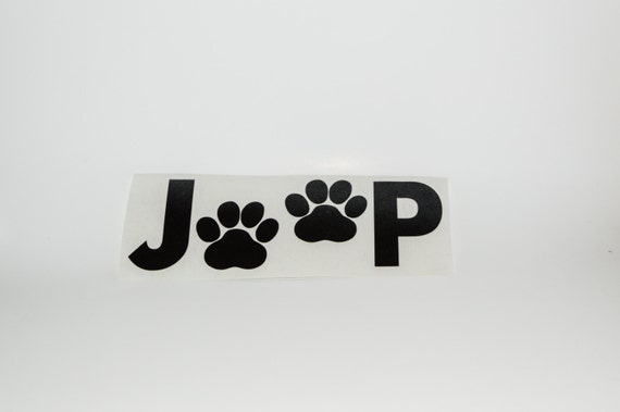 Download Jeep paw print sticker by VividVinylsDesign on Etsy