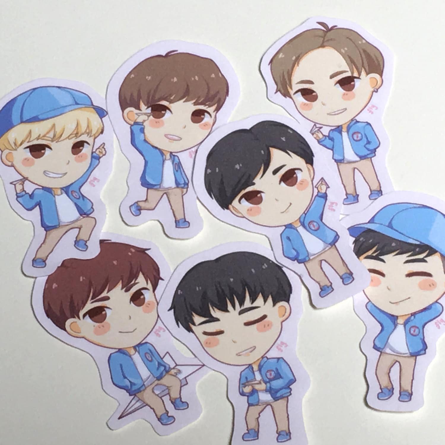 Chibi Got7 Fly Stickers