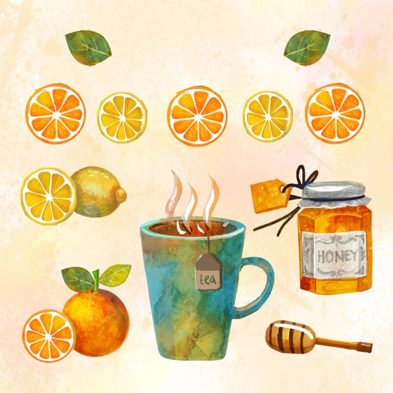 lemon tea clipart - photo #34
