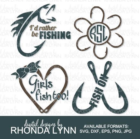 Download SALE Fishing SVG dxf jpg png pdf vector cut files