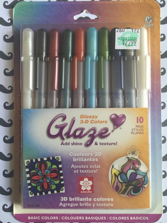 Sakura Glaze Basic Colors 3D Gel Pens