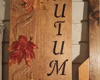 Fall/Autumn home decor sign