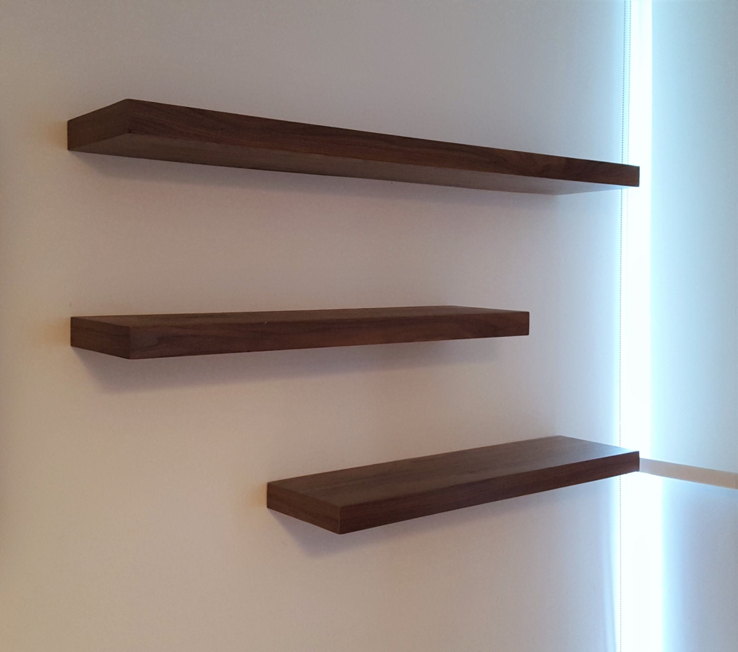 Walnut Floating Shelf