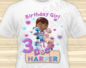 Doc McStuffins Iron On Transfer. Doc McStuffins Birthday Iron On Transfer. Doc McStuffins Birthday Shirt. Doc McStuffins Party. DIGITAL FILE