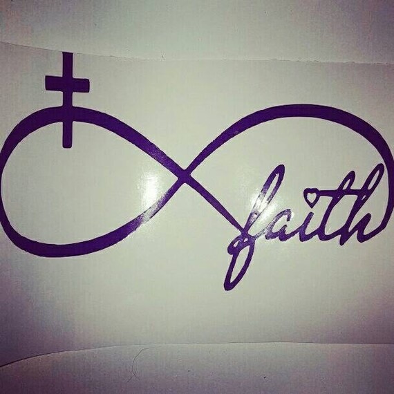 Infinity Faith Car Window Decal Infinity Faith Yeti Decal