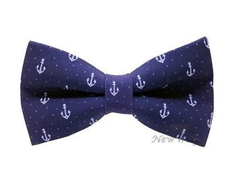 Mens Bowties - Men Bow Tie, Narwhal BowTie, Navy Bow Tie, Anchor BowTie, Unique Bow Ties, Wedding Bow Tie, Handmade Bow Tie Nautical bowtie