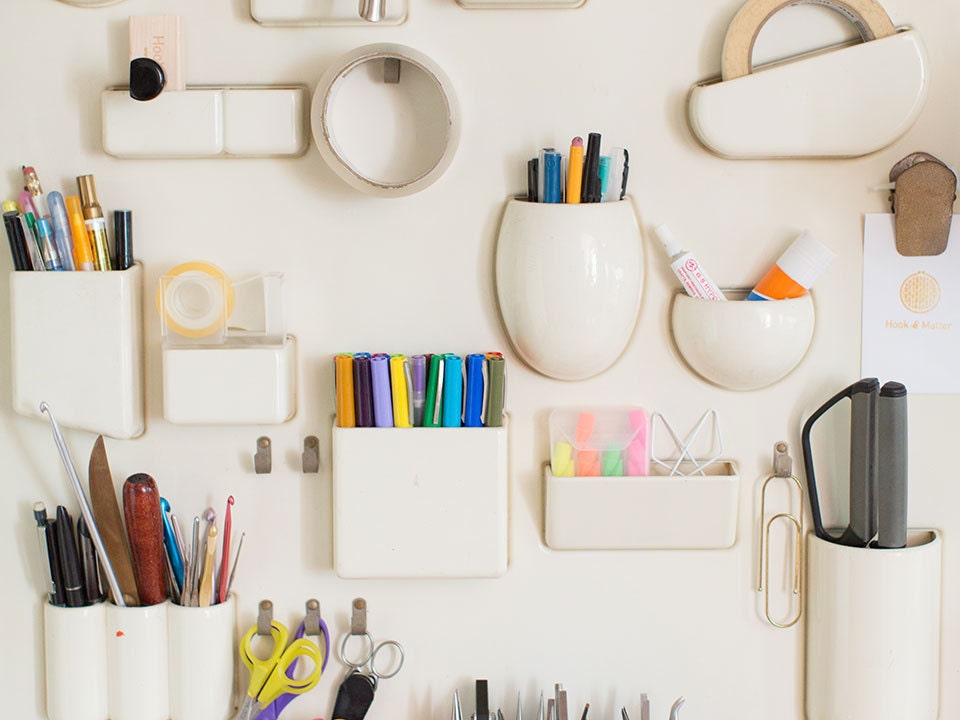 Organized craft and office supplies Organized craft and office supplies