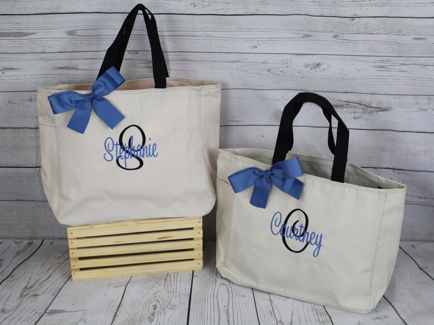 Personalized Bridesmaid Gift Tote Bag Wedding Party Gift