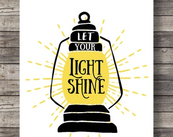 Let your light shine | Etsy