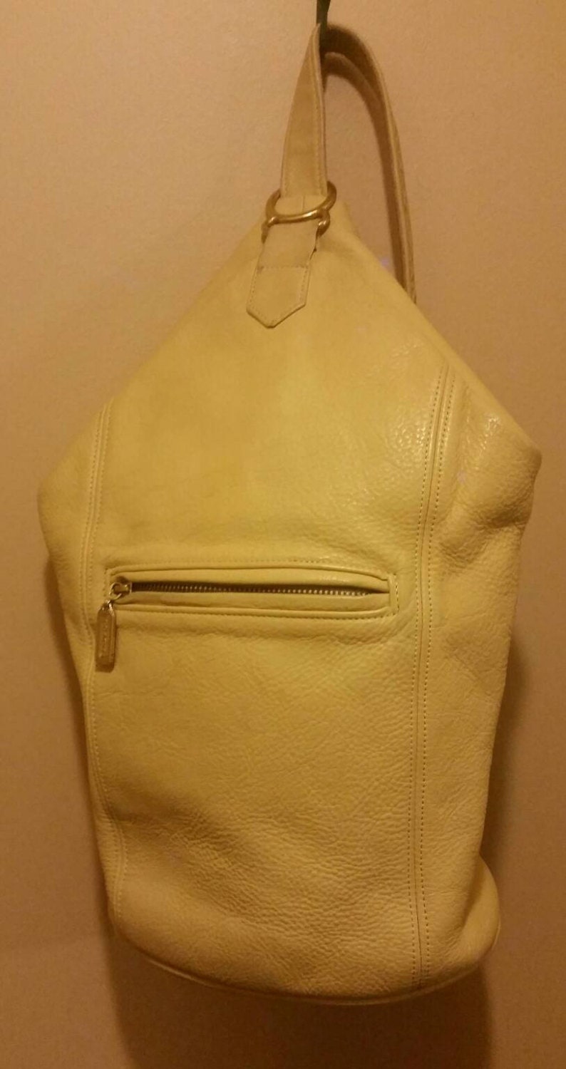 Coach Backpack Handbag Beige
