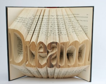 Custom Folded Book Art. Up to 6 characters. You tell me what you want!