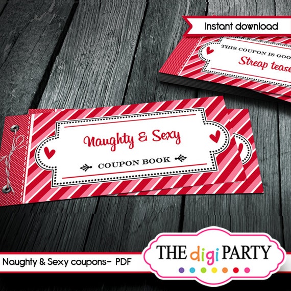 Valentines Day Sexiest Coupon Book Naughty And Sexy T Printable 1921