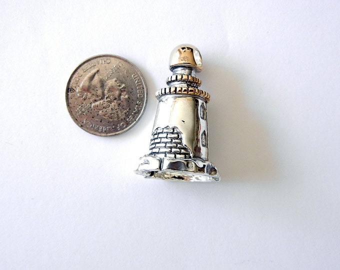 Two-tone Lighthouse Pendant