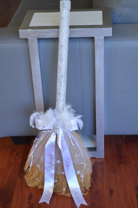 Jumping Broom Wedding wedding jumping bridal broom, with personalized
